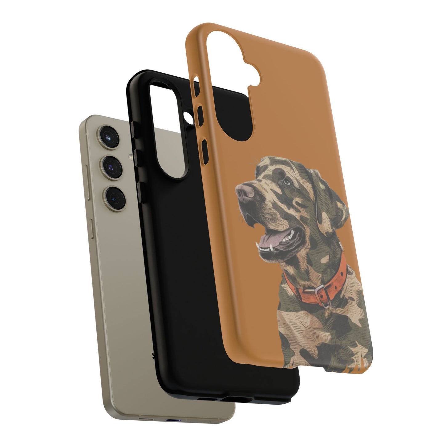 Camo Duck Dog custom design Tough Cases