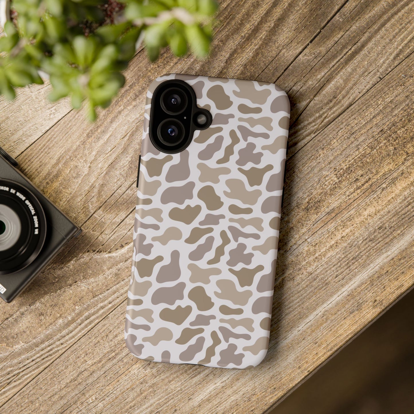 Grey Camo custom design Tough Cases