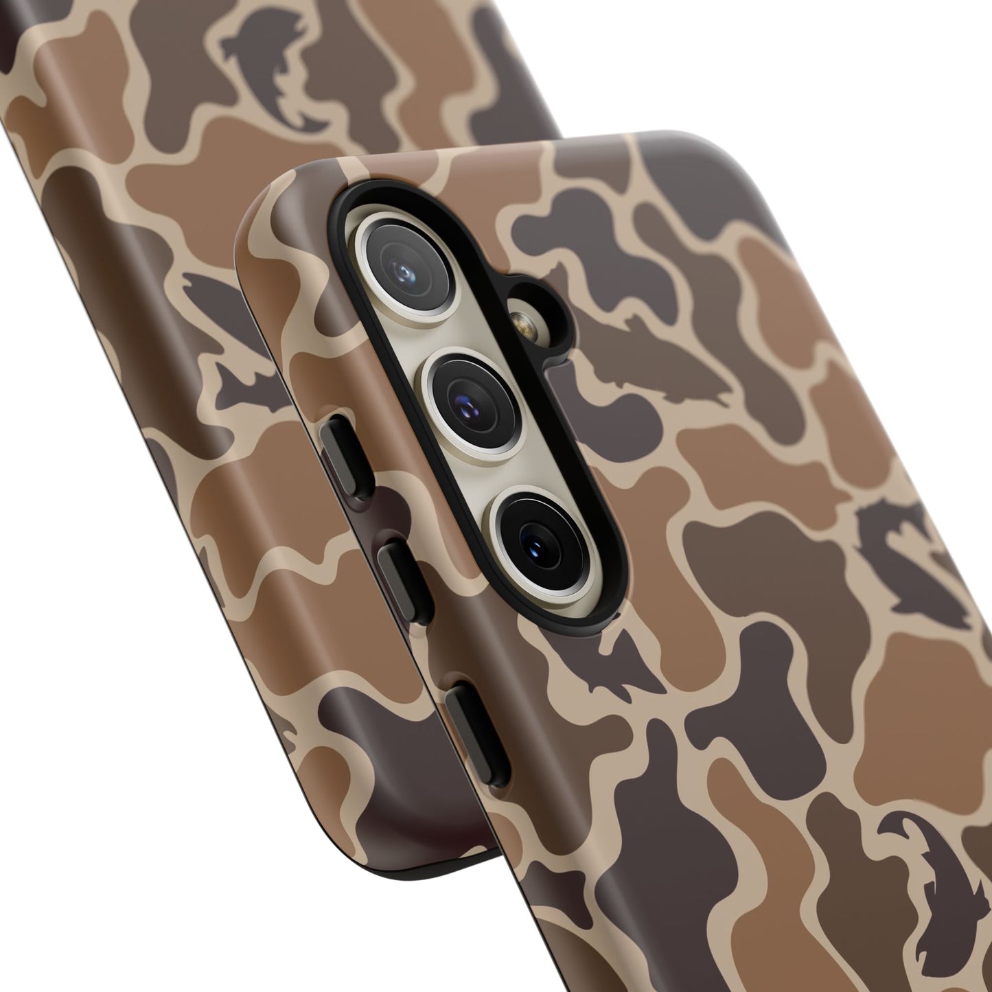 Brown Shark Camo design Tough Cases