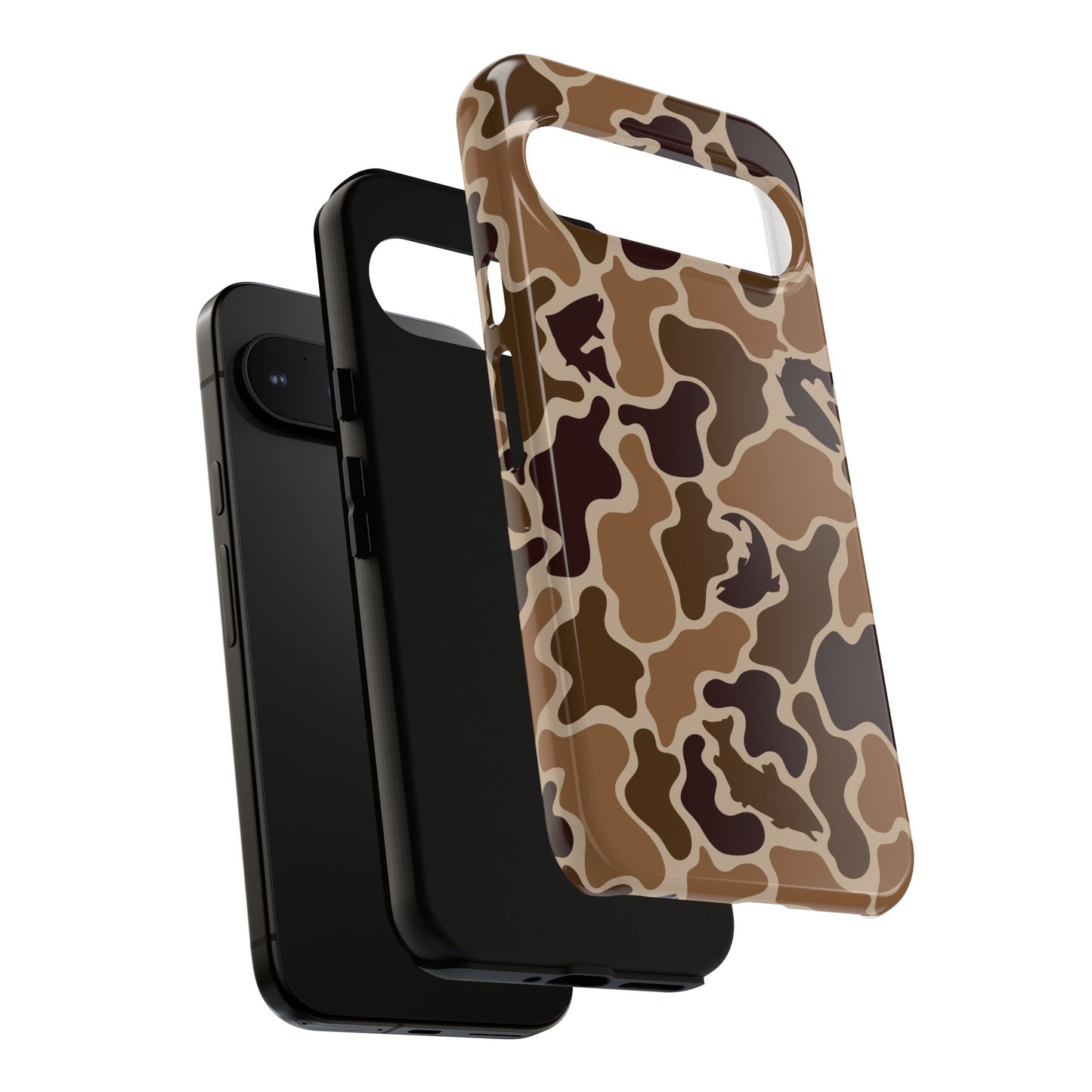 Brown Shark Camo design Tough Cases