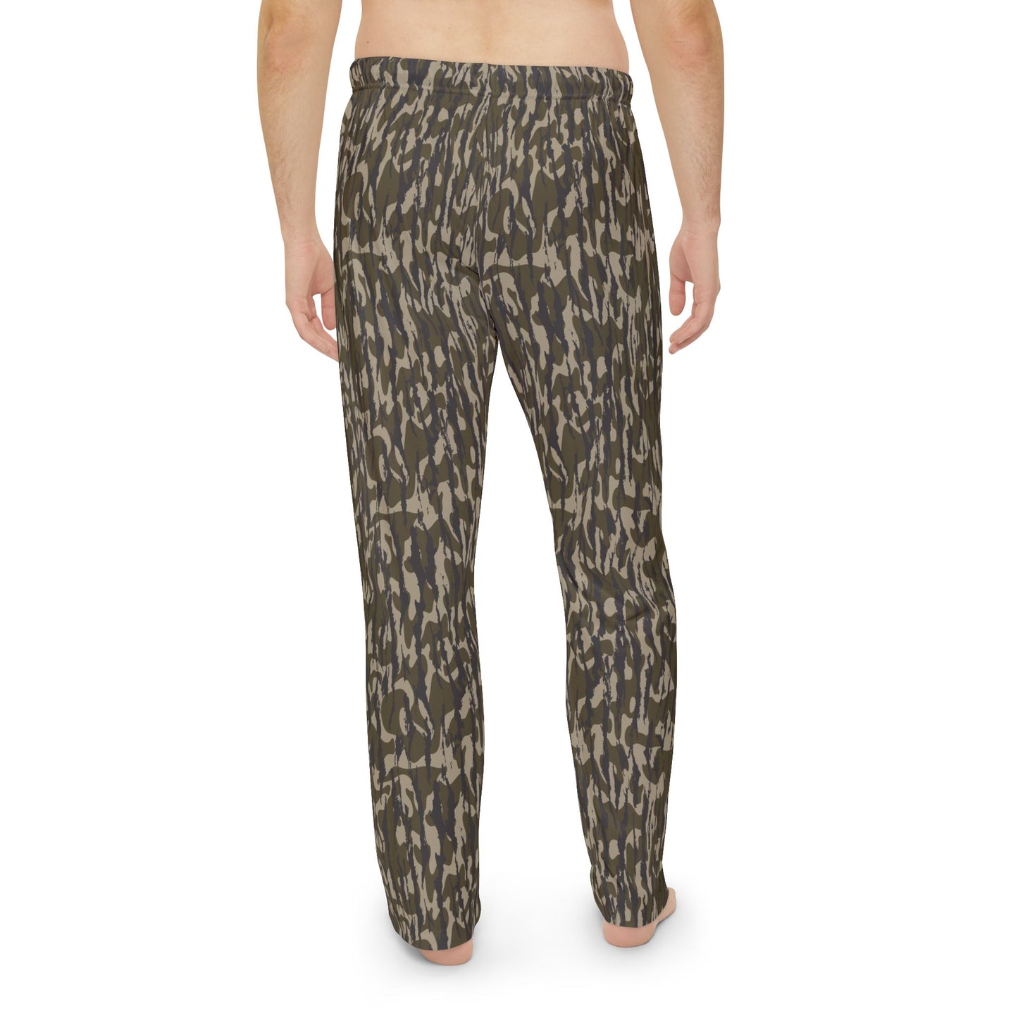 Bottomland Camo Print Men's Pajama Pants, Comfortable Sleepwear, Cozy Lounge Pants, Casual Home Wear, Relaxation Essentials