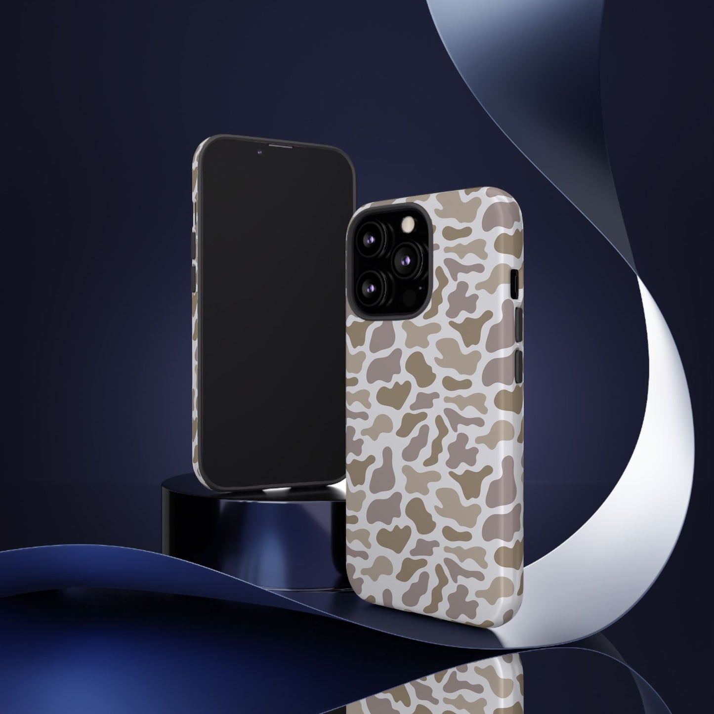Grey Camo custom design Tough Cases