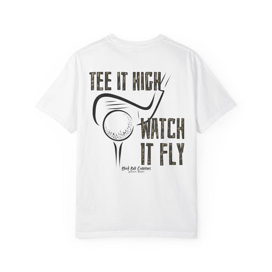 Tee It High Watch It Fly Unisex T-Shirt, Perfect for Gifts, Father's Day, Golf Events, Casual Wear, Comfortable Tee