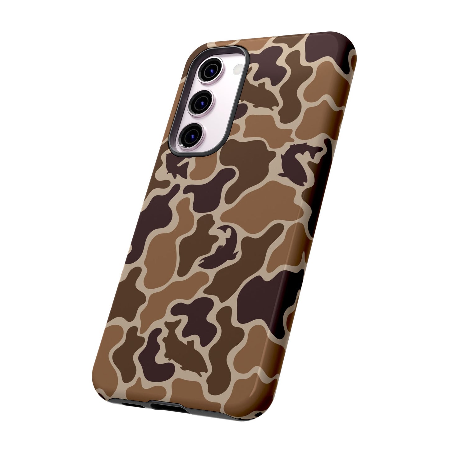 Brown Shark Camo design Tough Cases