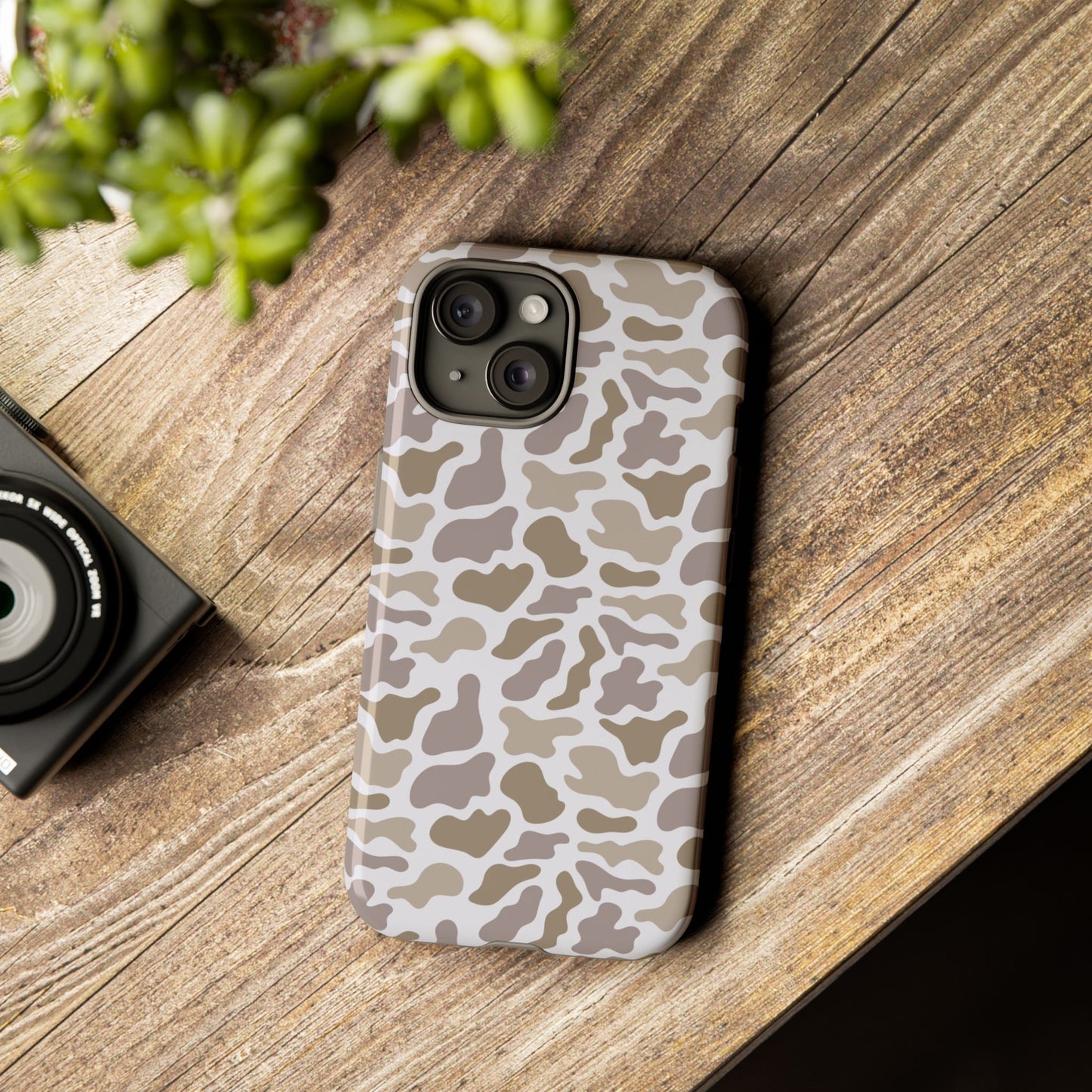 Grey Camo custom design Tough Cases