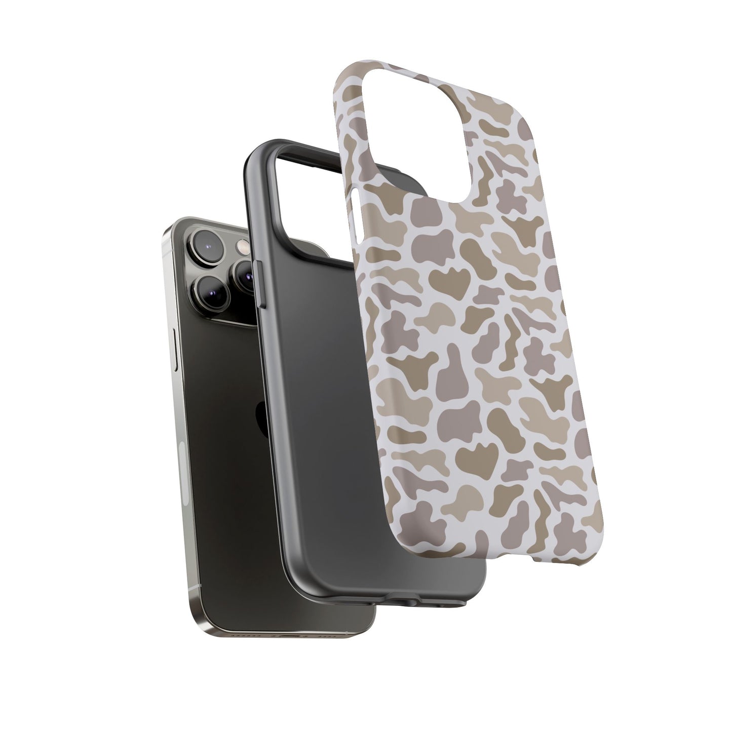 Grey Camo custom design Tough Cases