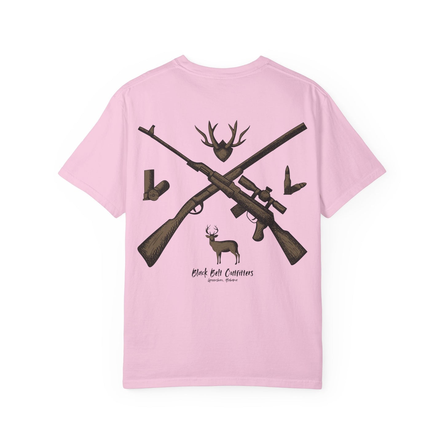 HUNTING VIBES Unisex Garment-Dyed T-shirt, Outdoor Adventure Shirt, Wildlife Lover Gift, Camping Apparel, Casual Fashion