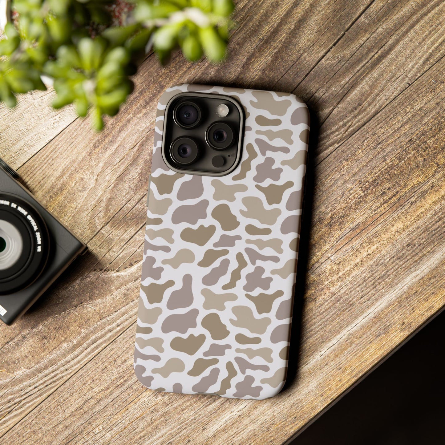 Grey Camo custom design Tough Cases