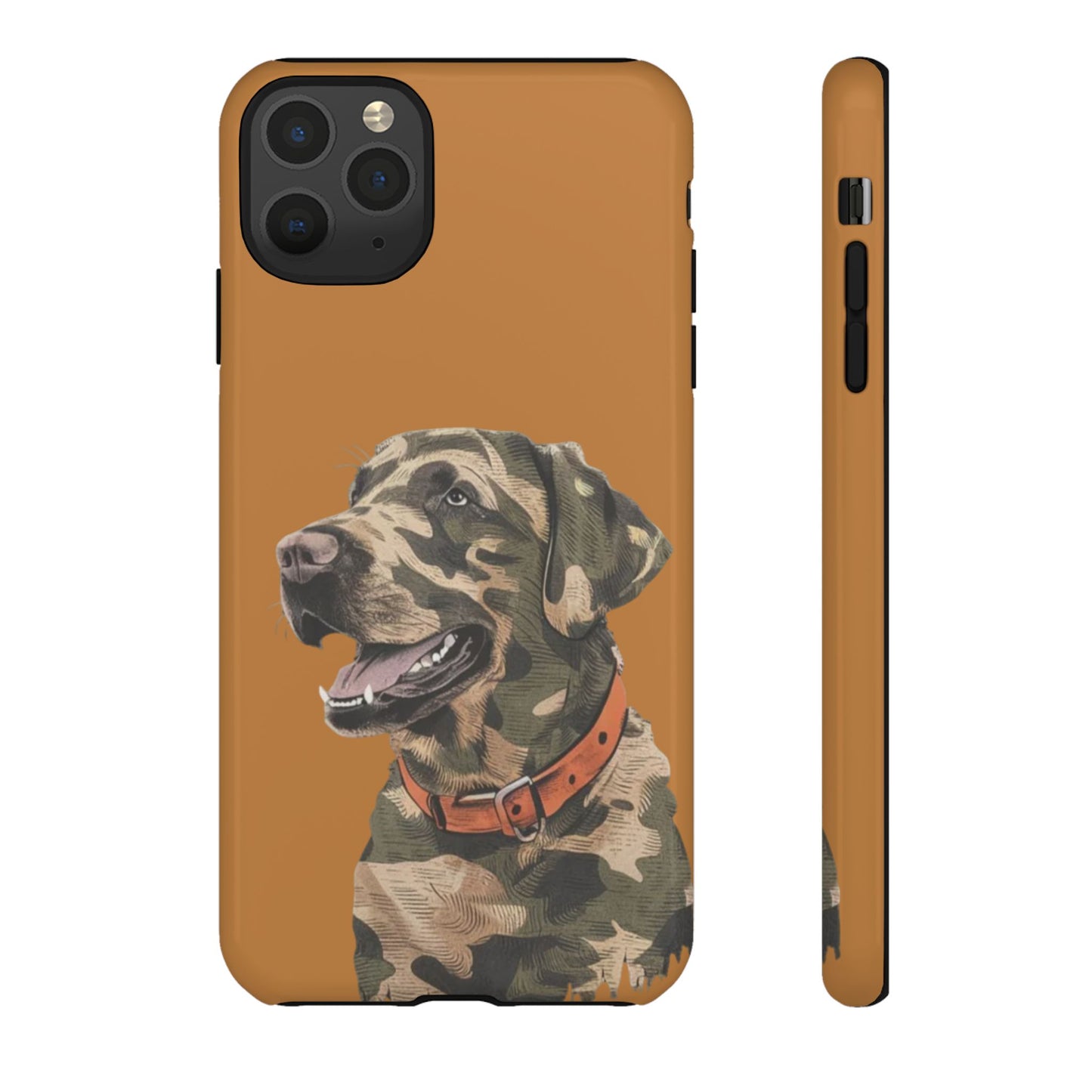 Camo Duck Dog custom design Tough Cases