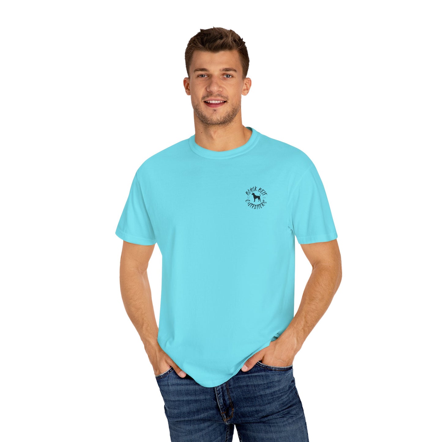 HUNTING VIBES Unisex Garment-Dyed T-shirt, Outdoor Adventure Shirt, Wildlife Lover Gift, Camping Apparel, Casual Fashion