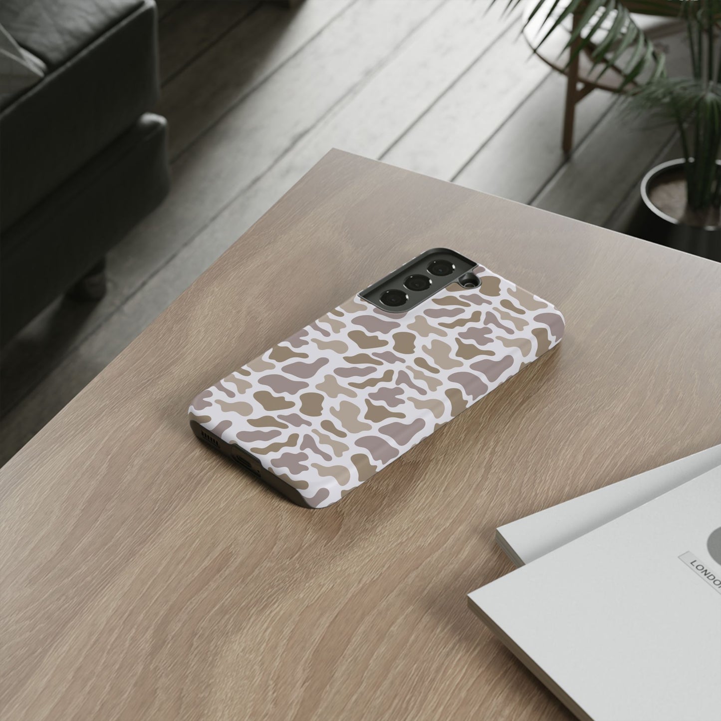 Grey Camo custom design Tough Cases