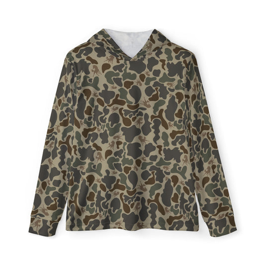 Wild Horses Camo Sports Hoodie, Outdoor Workout Gear, Mens Fashion, Casual Activewear, Gift for Fitness Lovers, Sportswear