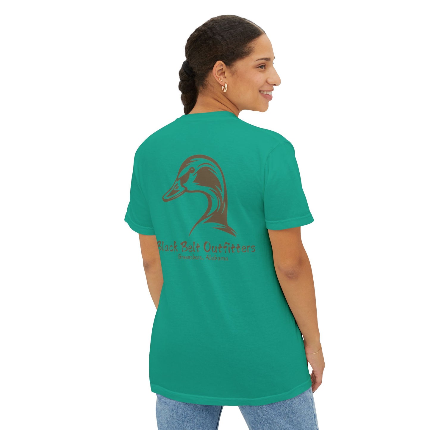 Black Belt Outfitters Duck Head - Unisex Heavy Cotton Pocket Tee