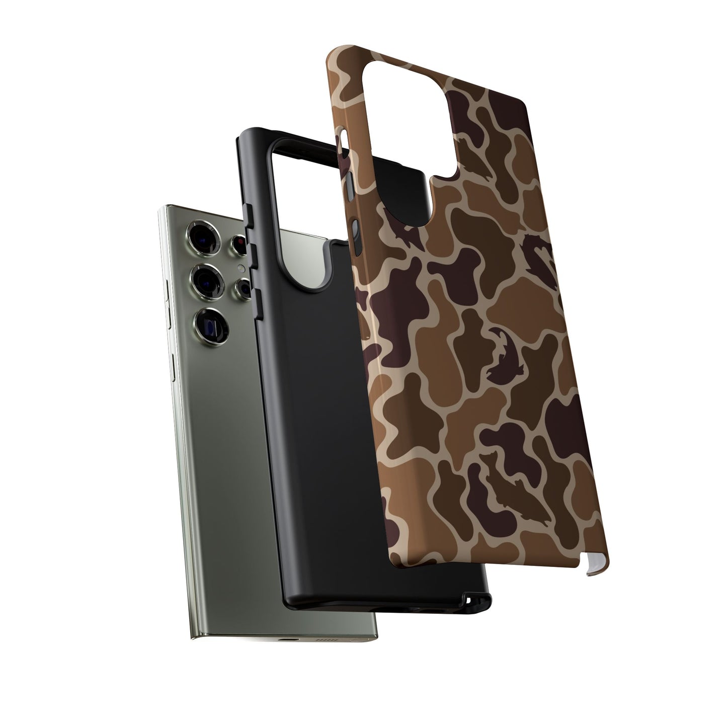 Brown Shark Camo design Tough Cases