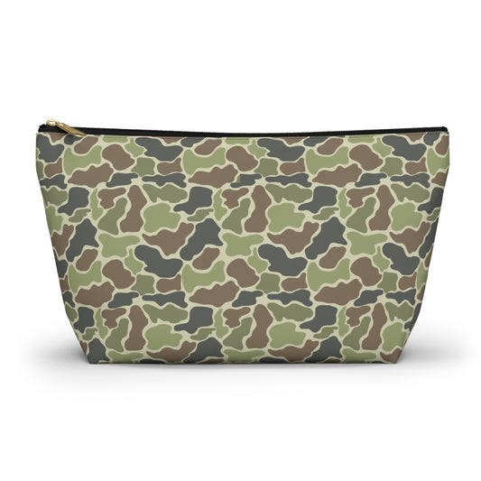 Camo Accessory Pouch, Trendy Makeup Bag, Military Style Zipper Pouch, Perfect for Travel & Gifts, Camouflage Organizer