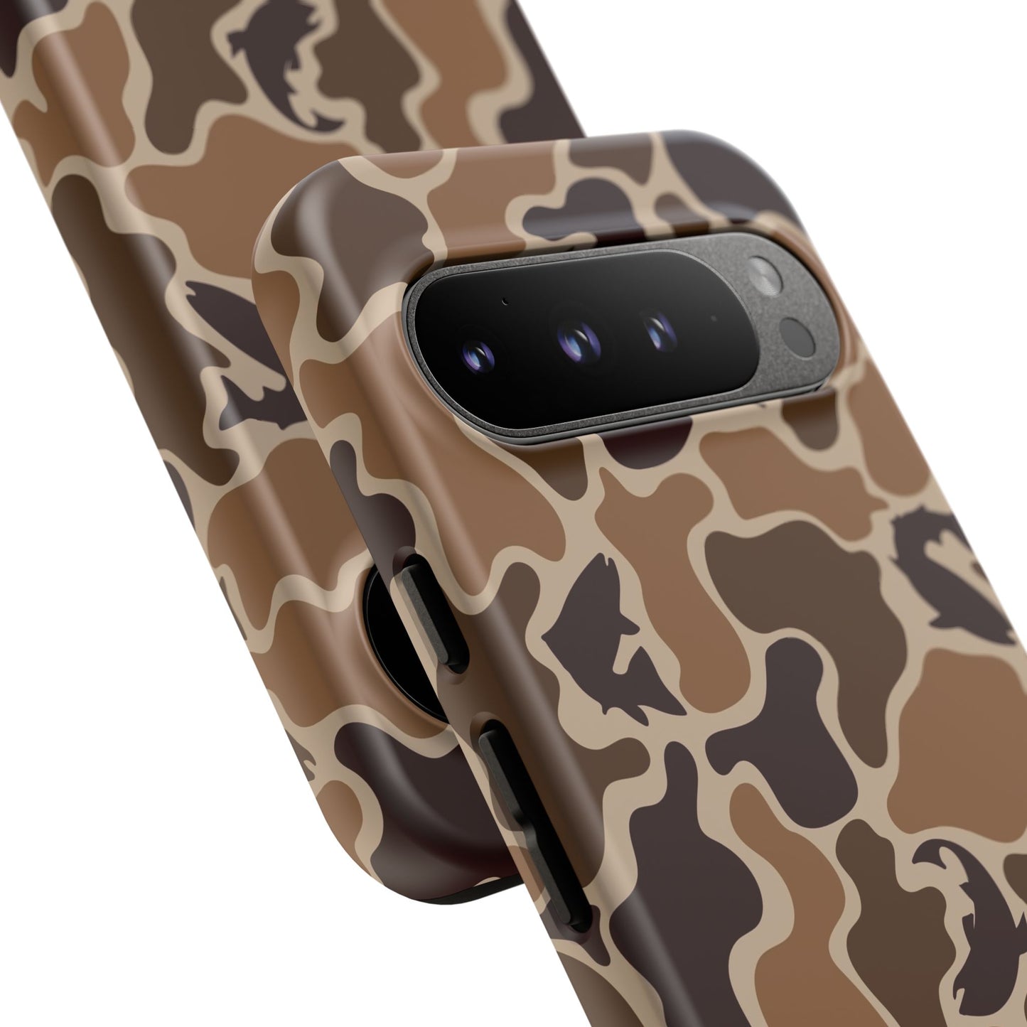 Brown Shark Camo design Tough Cases