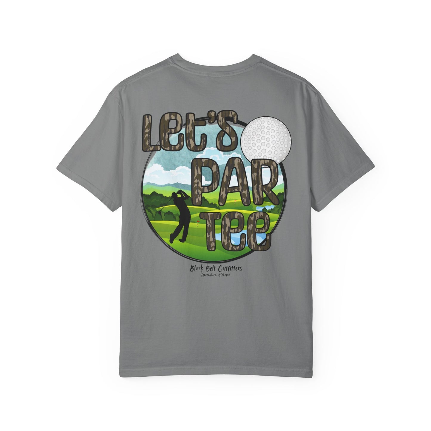 Let's Par Tee, Unisex Cotton Tee, Perfect for Golf Lovers, Gift for Father's Day, Casual Wear, Sports Apparel