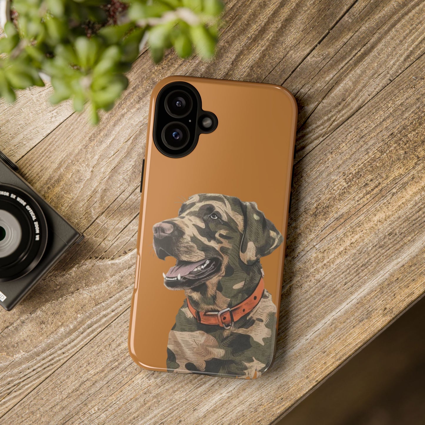 Camo Duck Dog custom design Tough Cases