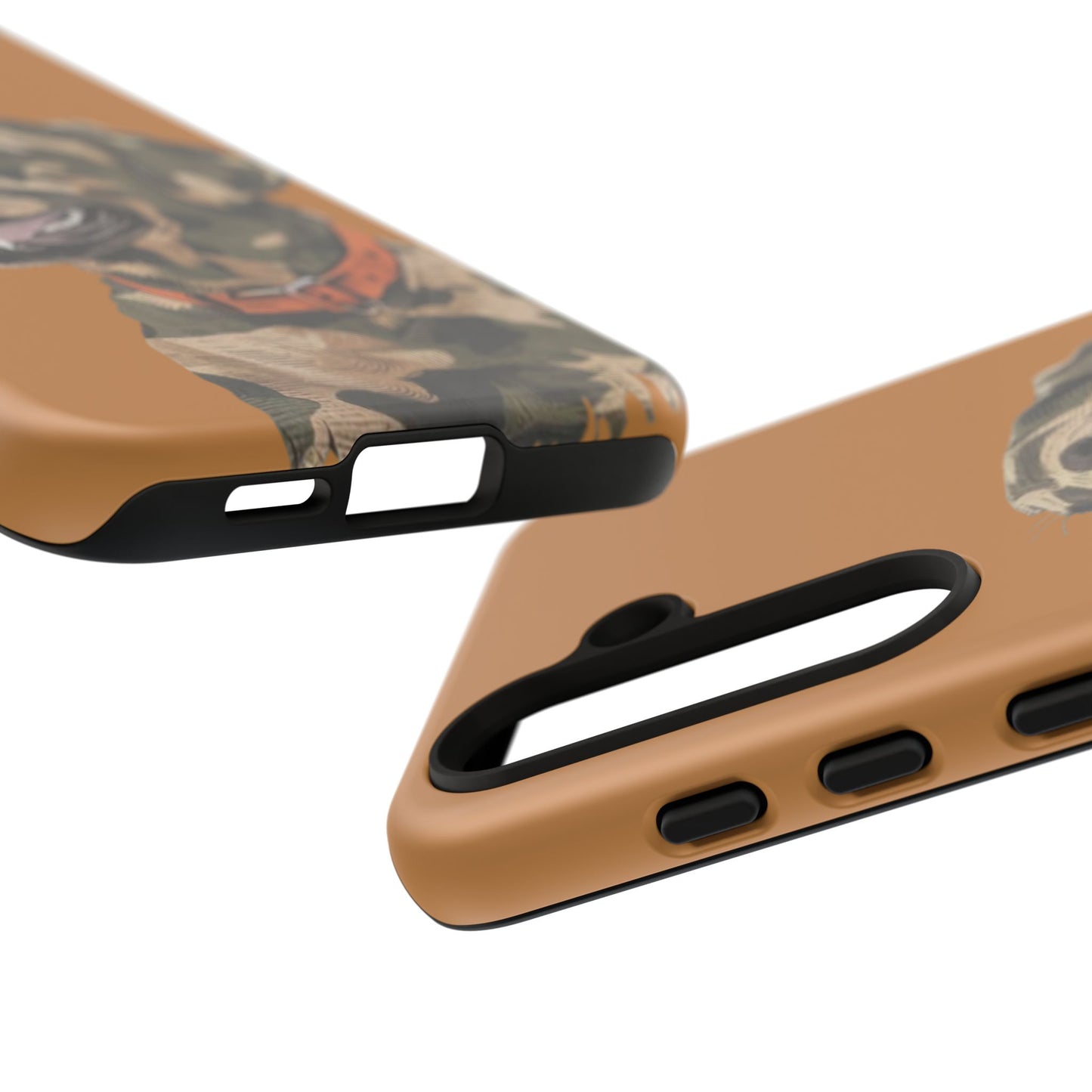 Camo Duck Dog custom design Tough Cases