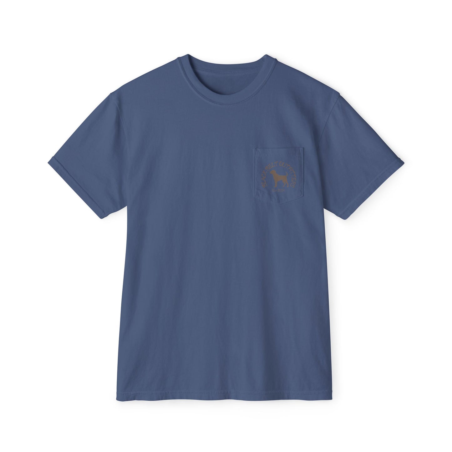 DEER HUNTING DOG (2) Unisex Heavy Cotton Pocket Tee