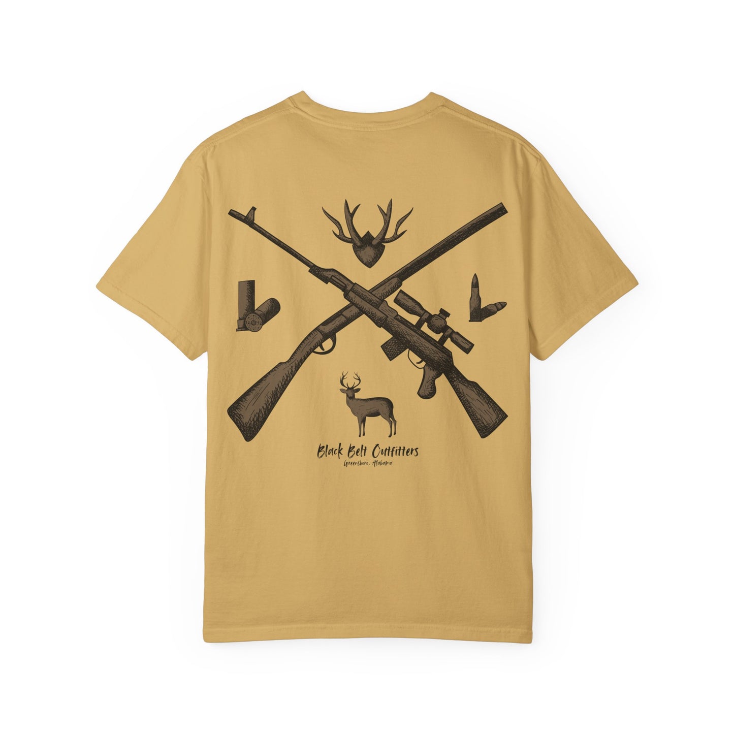 HUNTING VIBES Unisex Garment-Dyed T-shirt, Outdoor Adventure Shirt, Wildlife Lover Gift, Camping Apparel, Casual Fashion