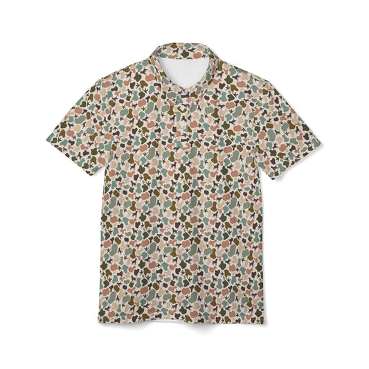 Duck Camo Unisex Polo Shirt, Casual Wear, Outdoor Adventures, Gift for Him, Summer Look