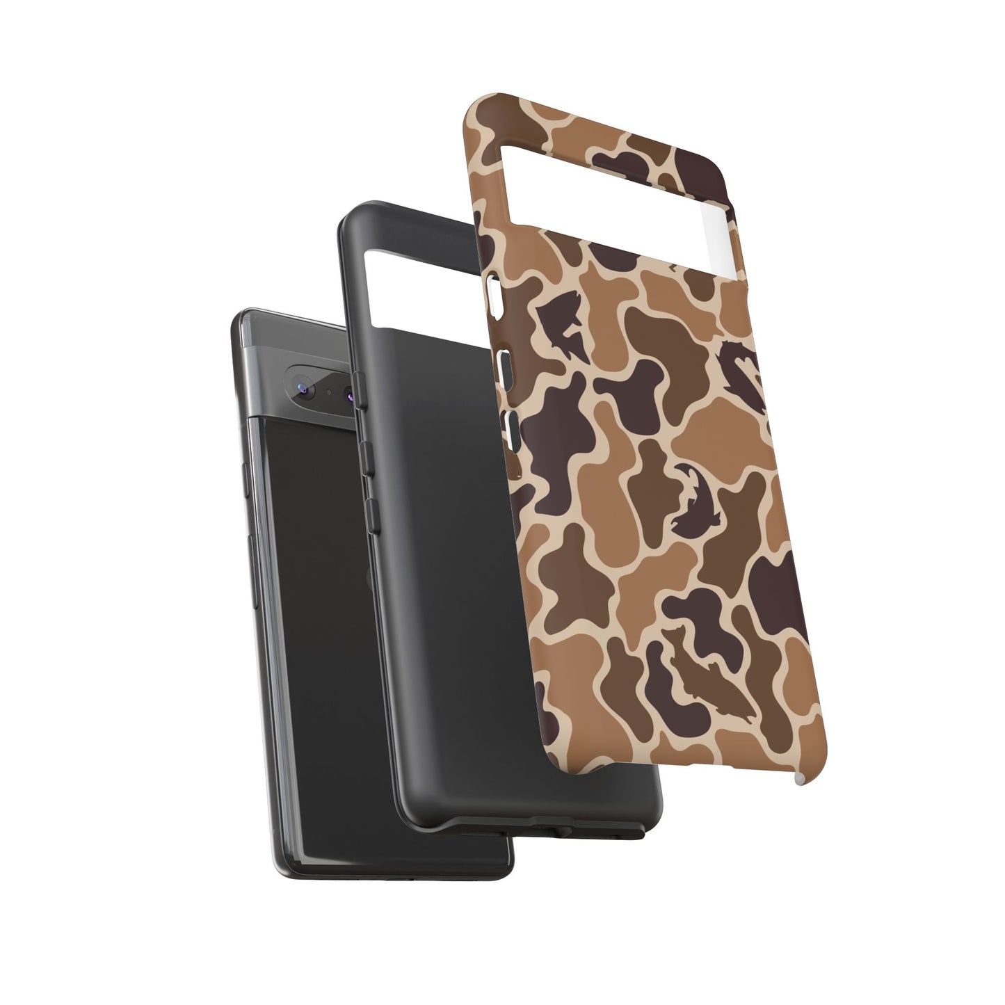 Brown Shark Camo design Tough Cases
