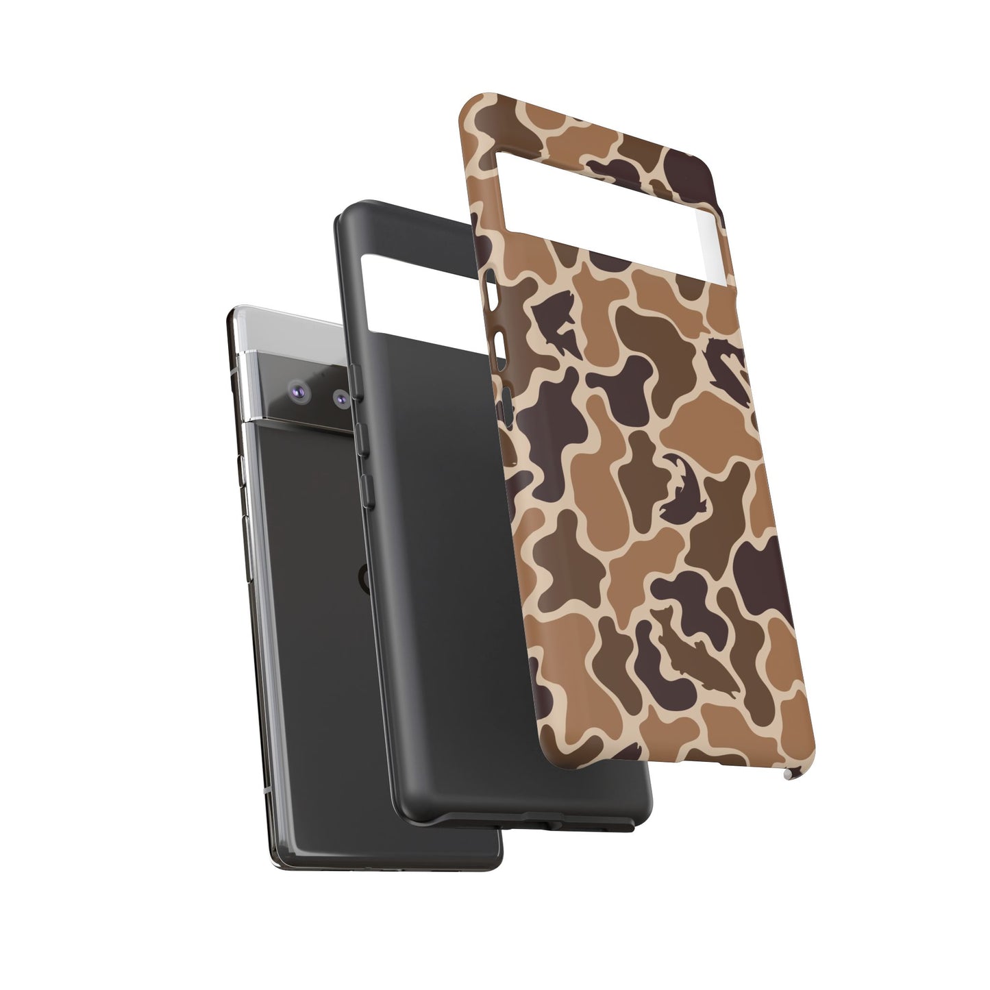 Brown Shark Camo design Tough Cases