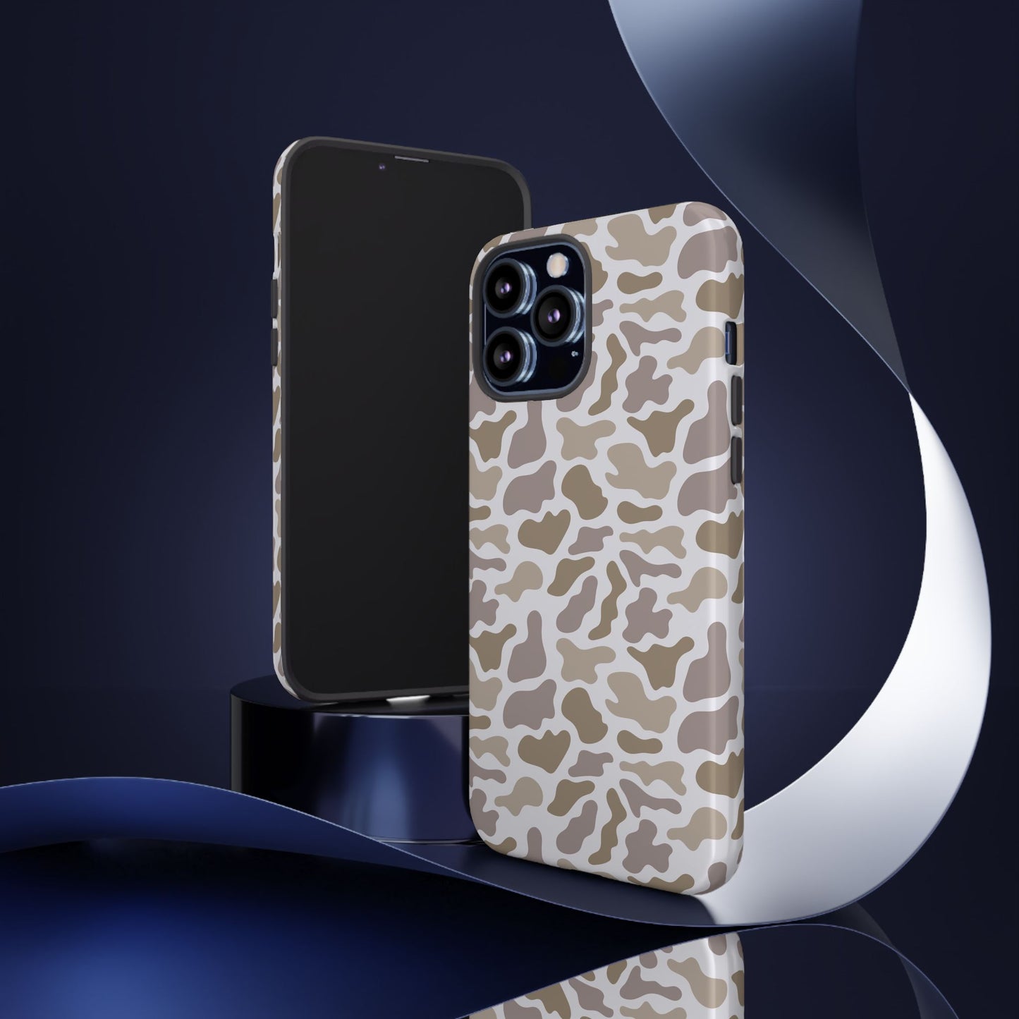 Grey Camo custom design Tough Cases