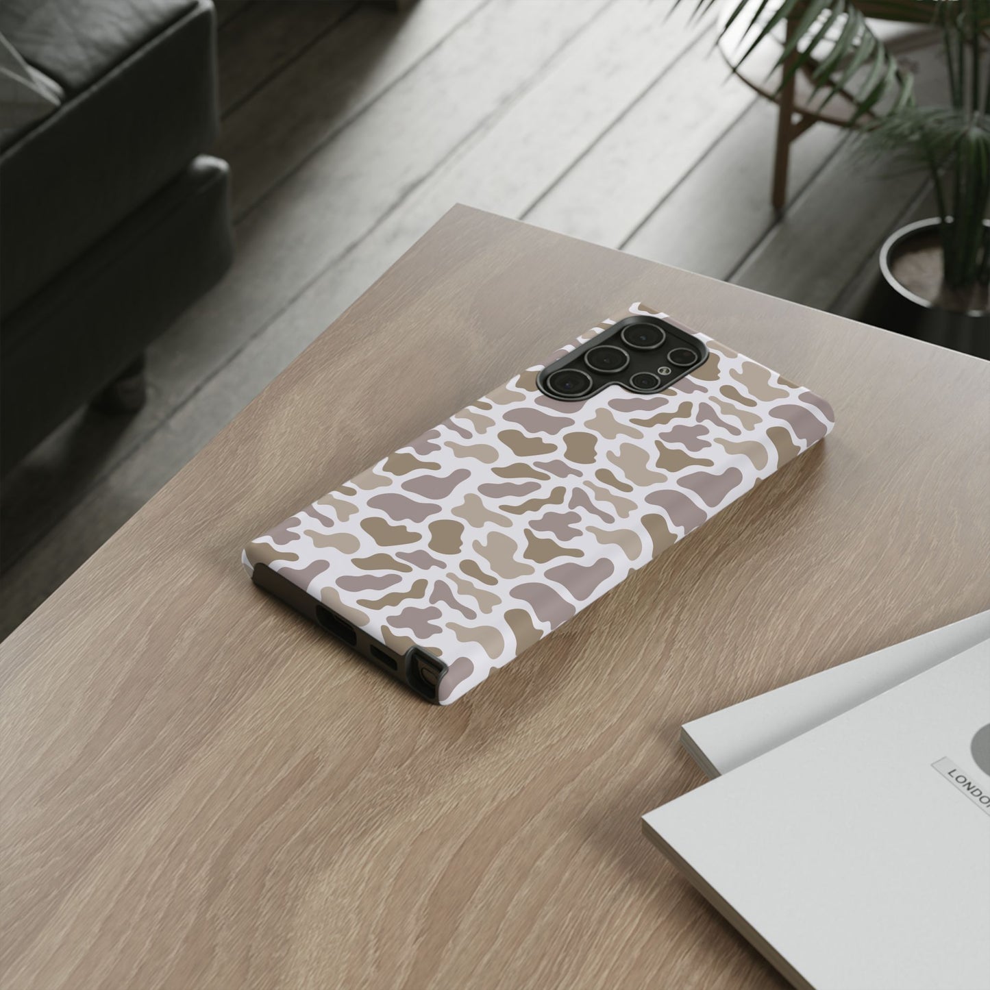 Grey Camo custom design Tough Cases
