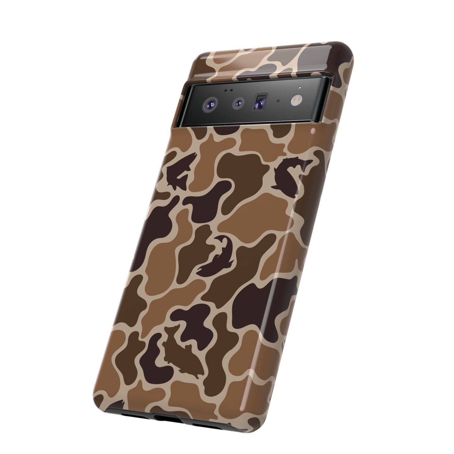 Brown Shark Camo design Tough Cases