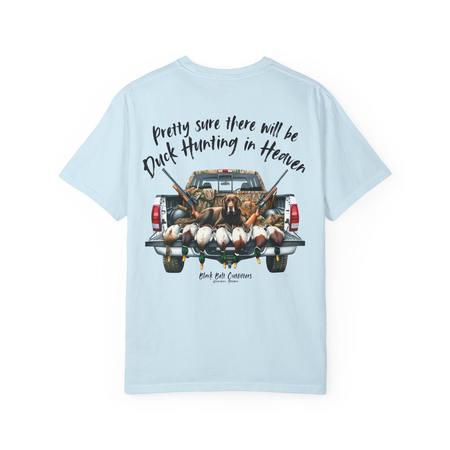Duck Hunting in Heaven Unisex Garment-Dyed T-shirt