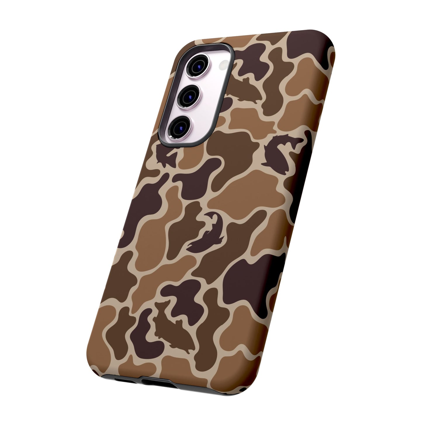 Brown Shark Camo design Tough Cases