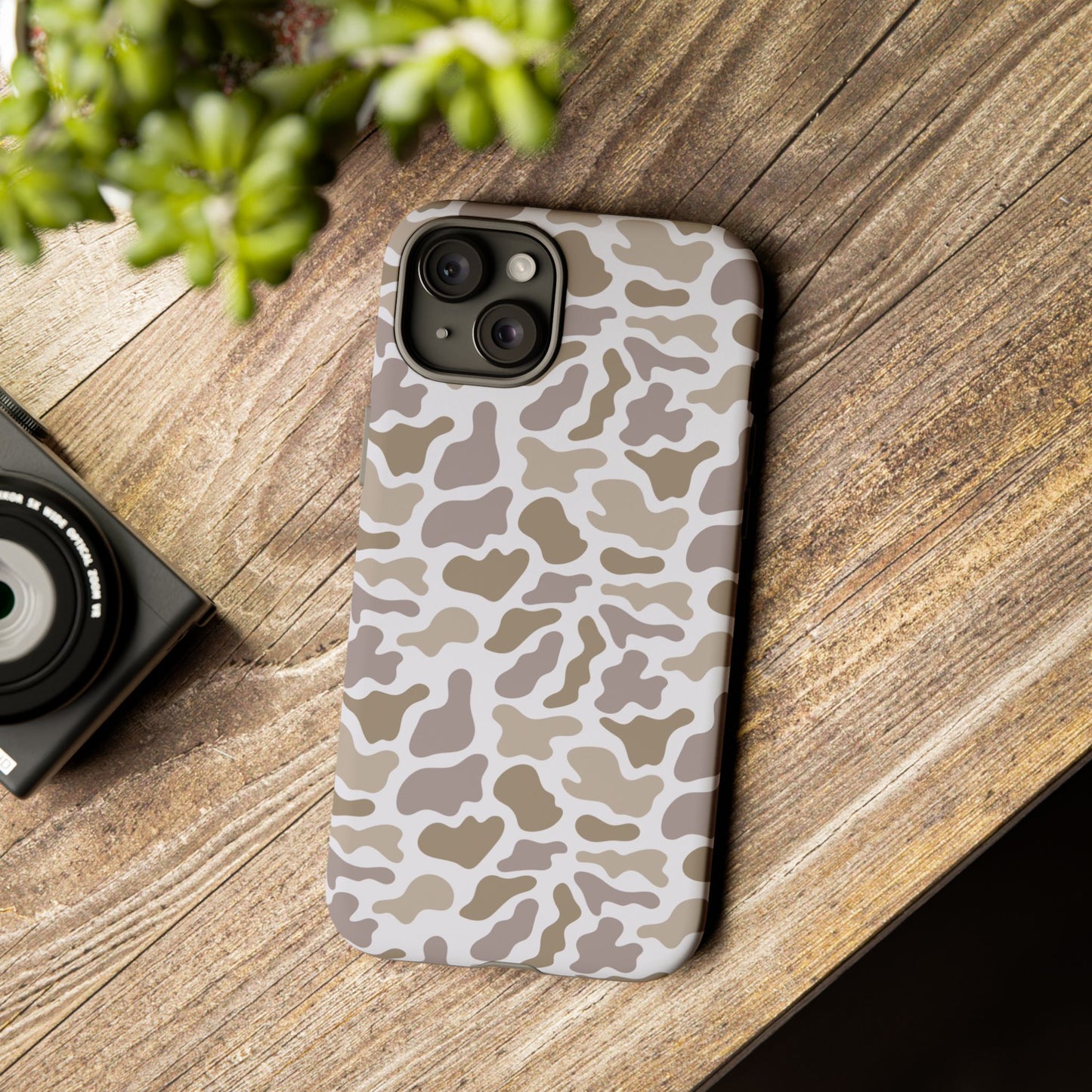 Grey Camo custom design Tough Cases