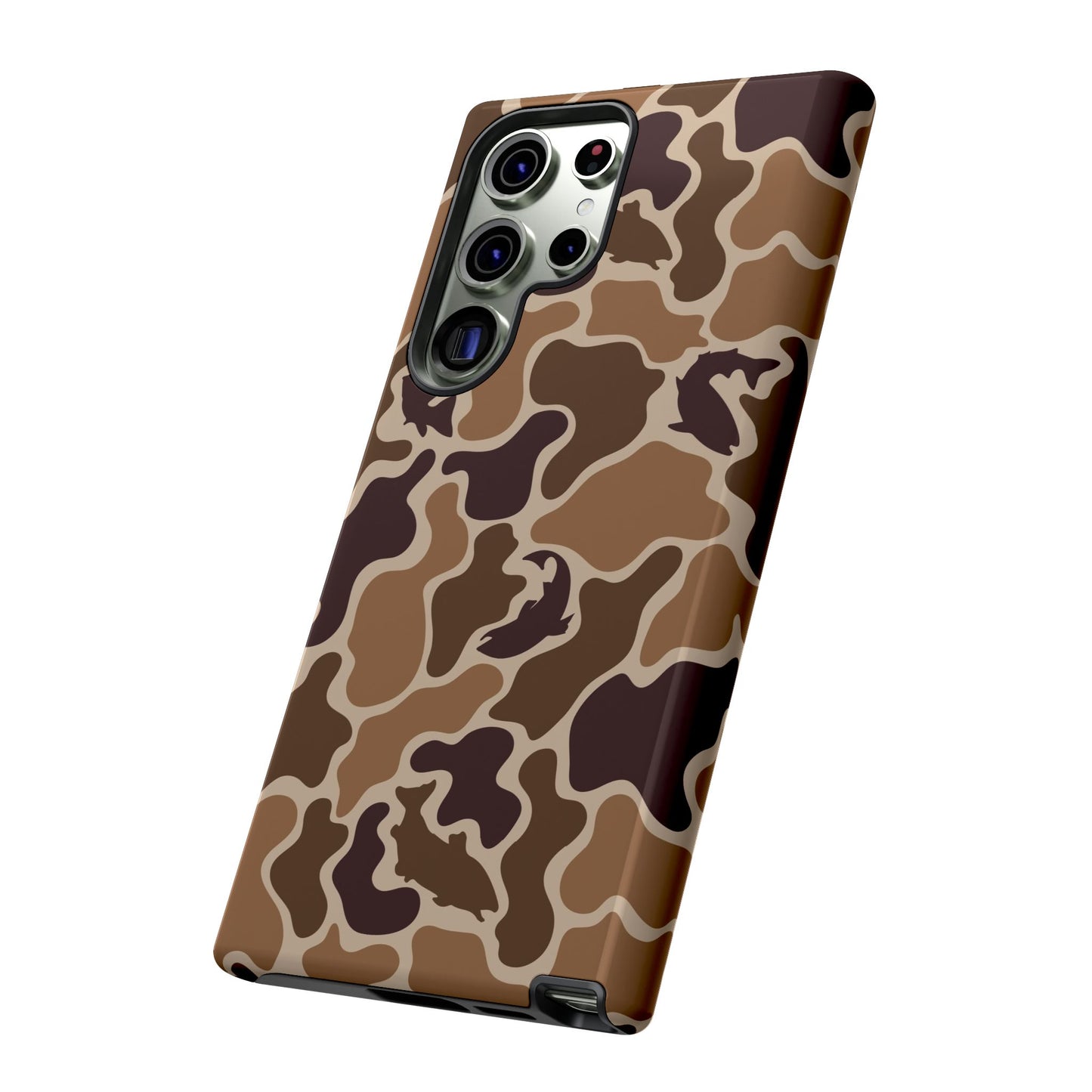 Brown Shark Camo design Tough Cases