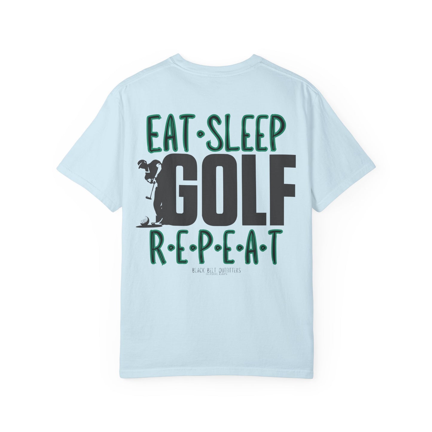 Eat Sleep Golf Repeat Unisex T-Shirt, Perfect for Gifts, Father's Day, Golf Events, Casual Wear, Comfortable Tee