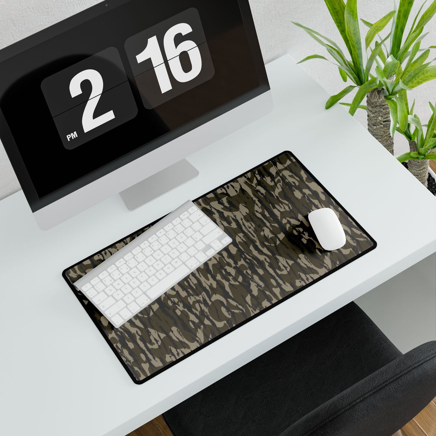 Bottomland Camouflage Desk Mat for Home or Office, Gaming Accessories, Workspaces, Office Decor, Unique Gifts