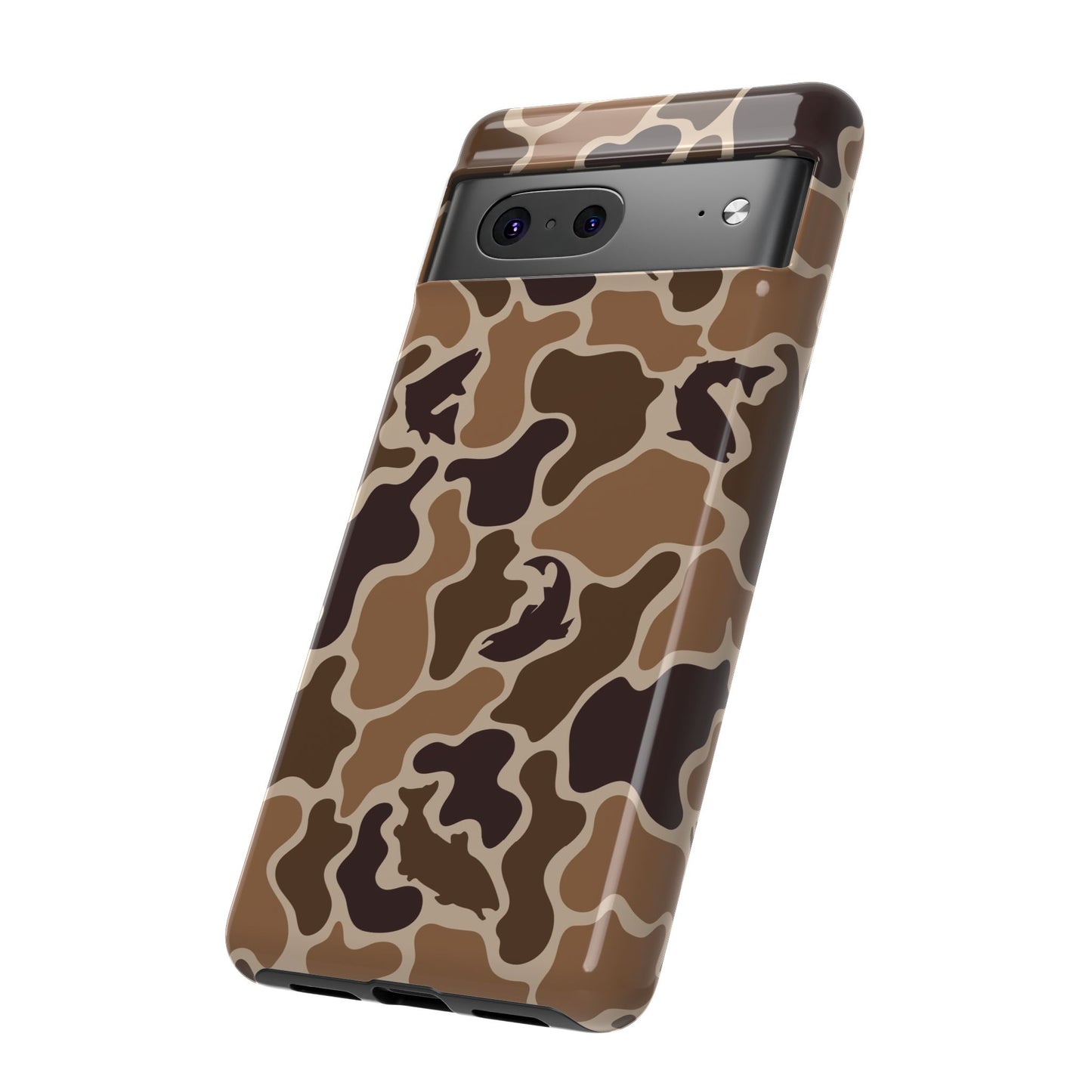 Brown Shark Camo design Tough Cases