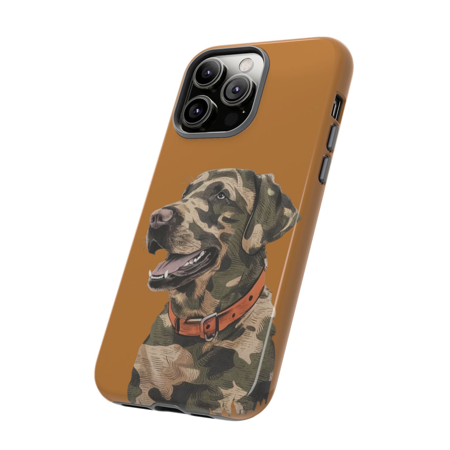 Camo Duck Dog custom design Tough Cases