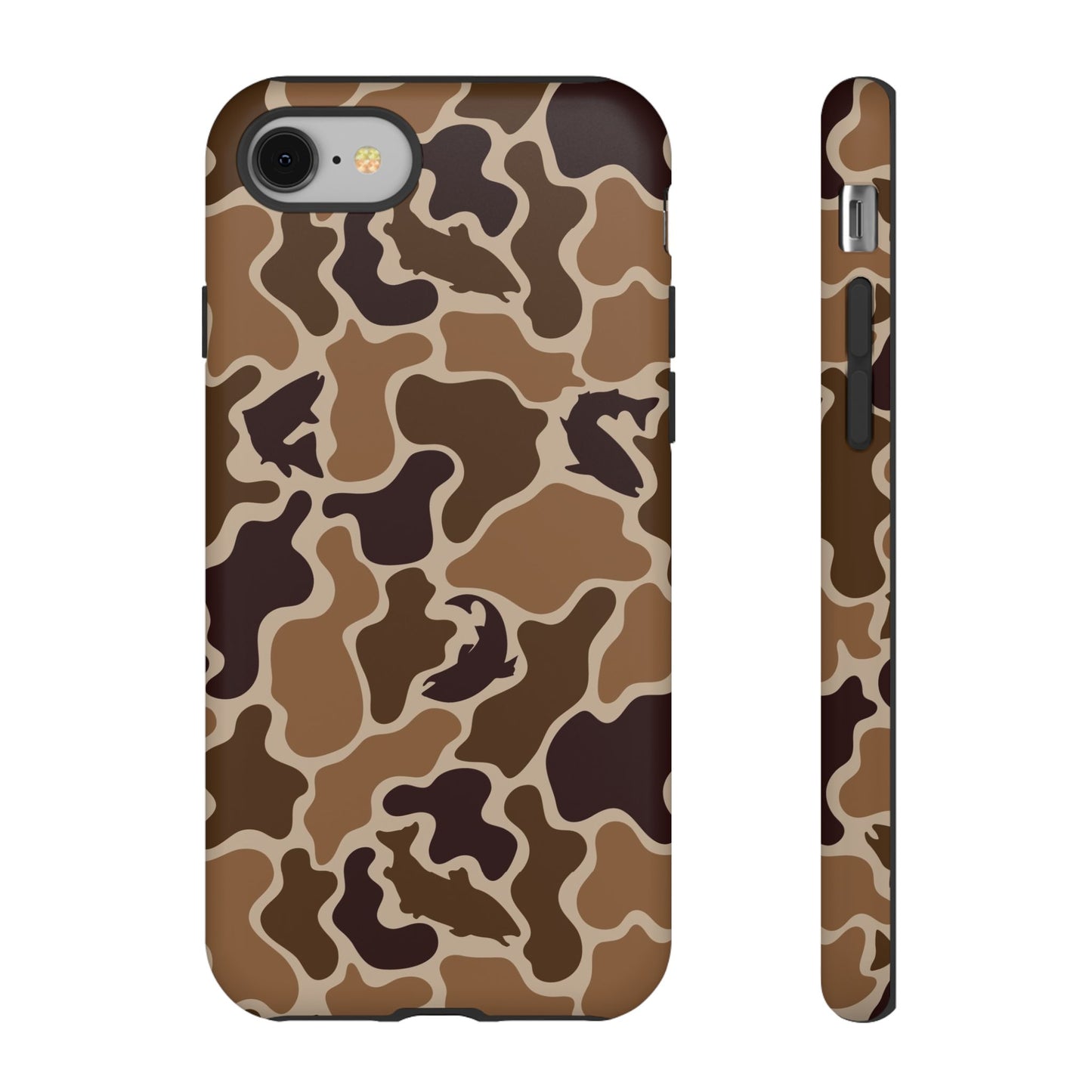 Brown Shark Camo design Tough Cases