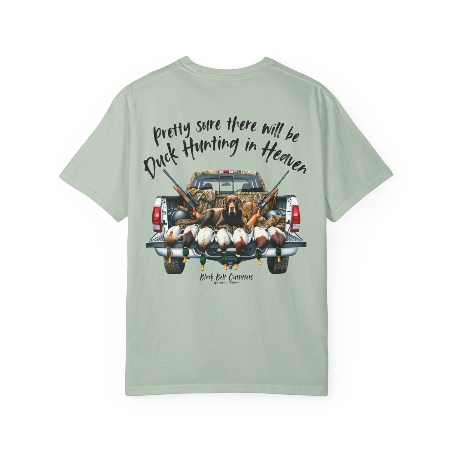 Duck Hunting in Heaven Unisex Garment-Dyed T-shirt