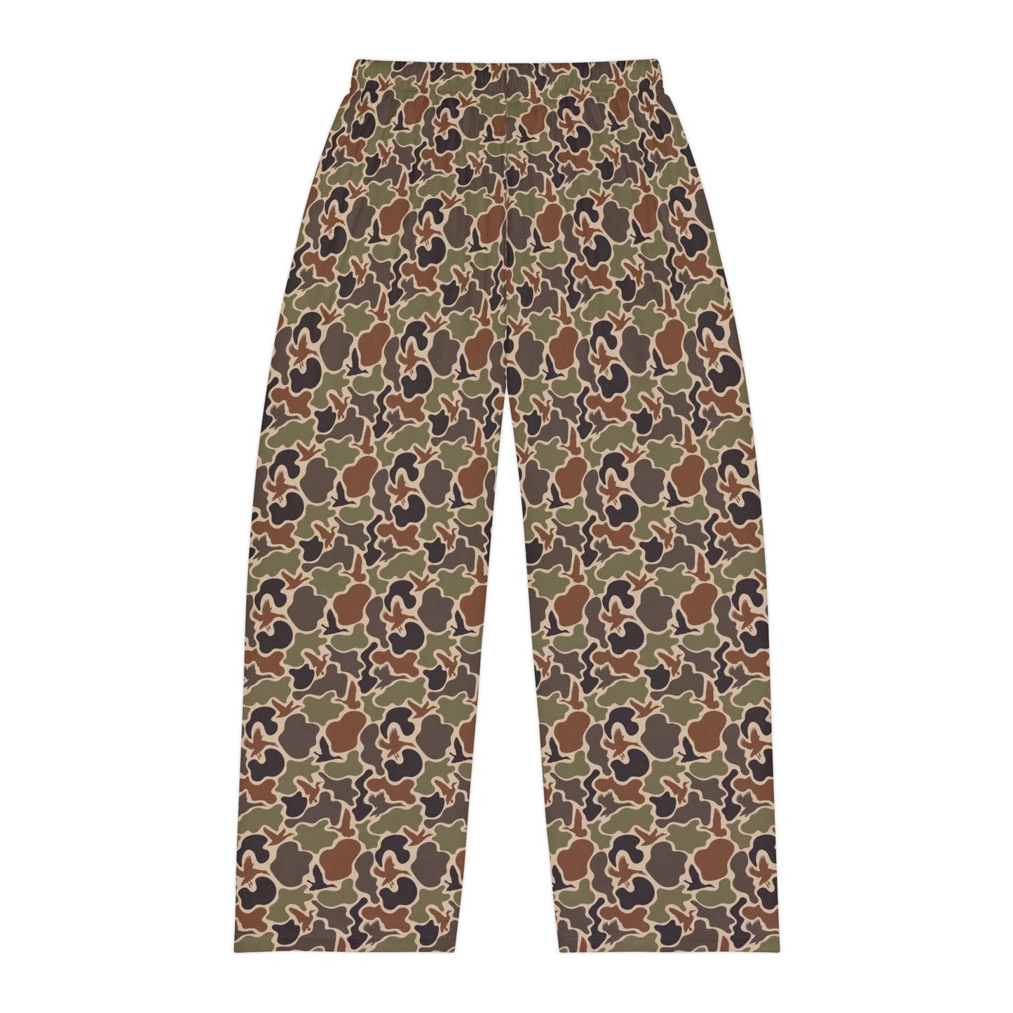 Duck Camo Print Men's Pajama Pants, Comfortable Sleepwear, Cozy Lounge Pants, Casual Home Wear, Relaxation Essentials