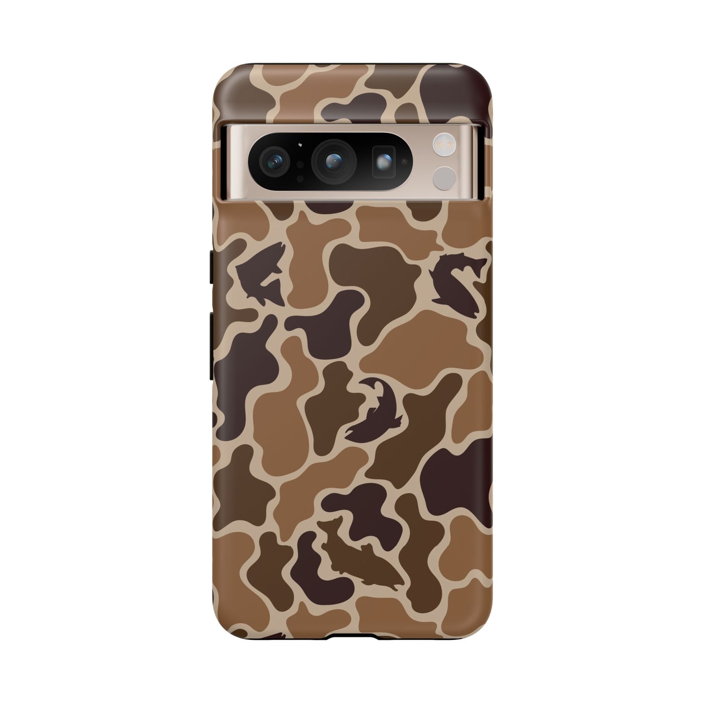 Brown Shark Camo design Tough Cases
