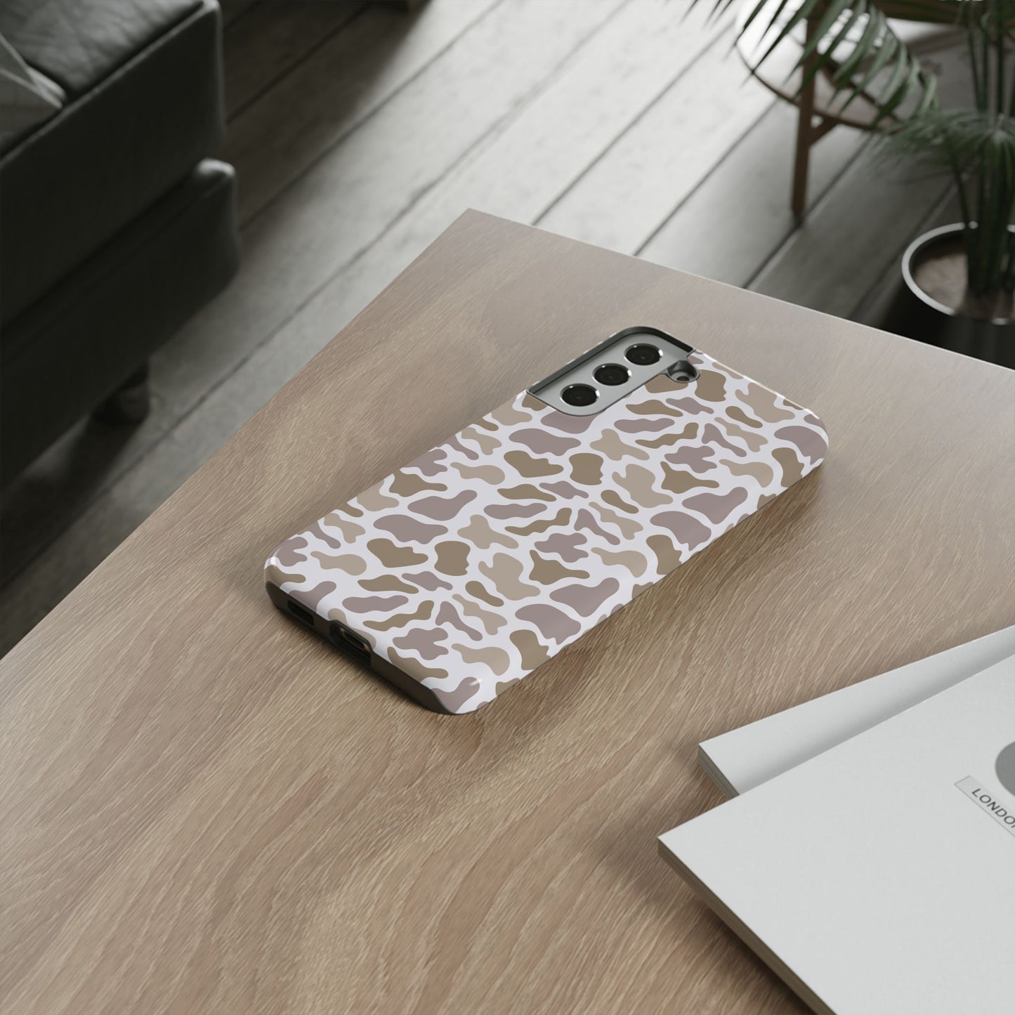 Grey Camo custom design Tough Cases