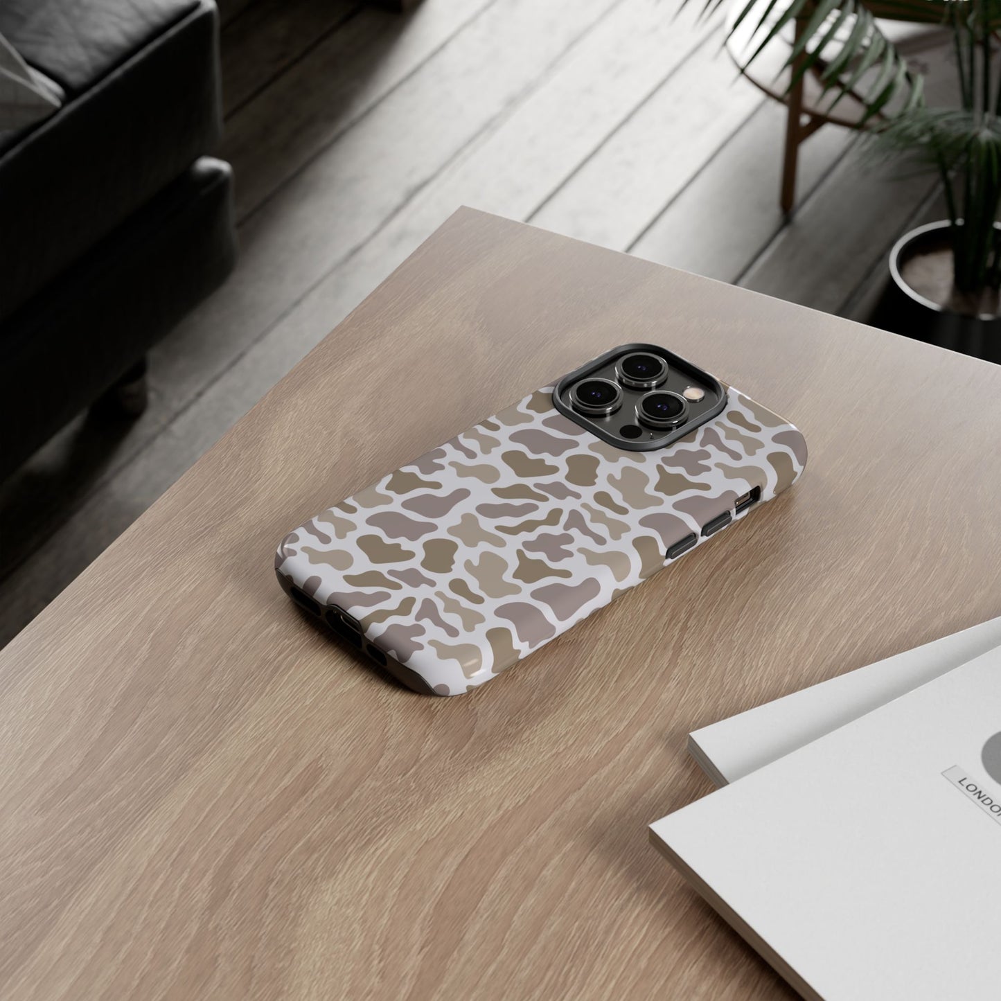 Grey Camo custom design Tough Cases