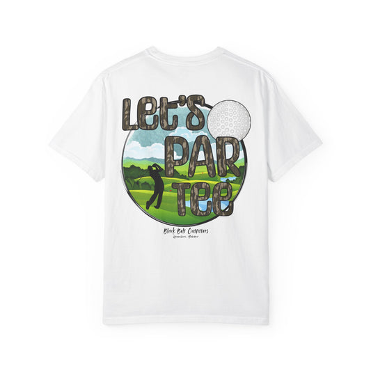 Let's Par Tee, Unisex Cotton Tee, Perfect for Golf Lovers, Gift for Father's Day, Casual Wear, Sports Apparel