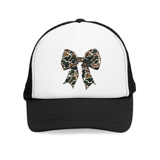 Old school camo bow Women’s Mesh Hat