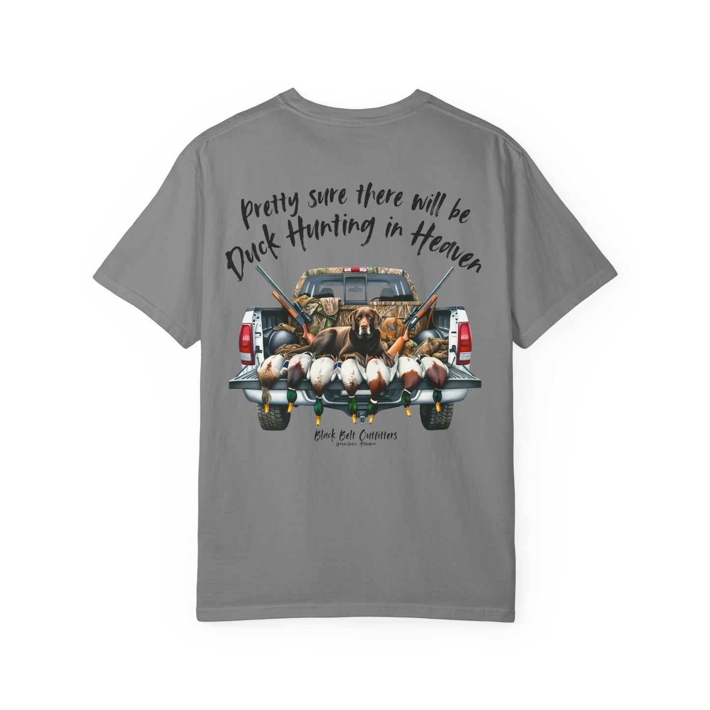 Duck Hunting in Heaven Unisex Garment-Dyed T-shirt