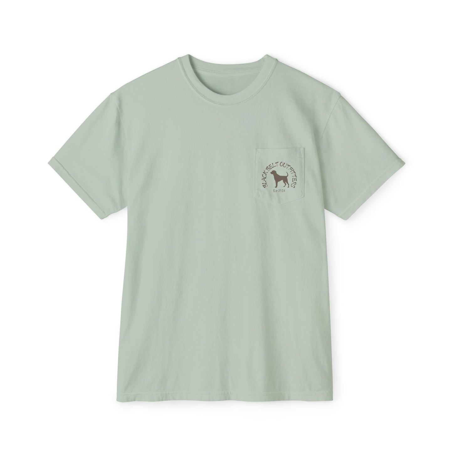 DEER HUNTING DOG (2) Unisex Heavy Cotton Pocket Tee