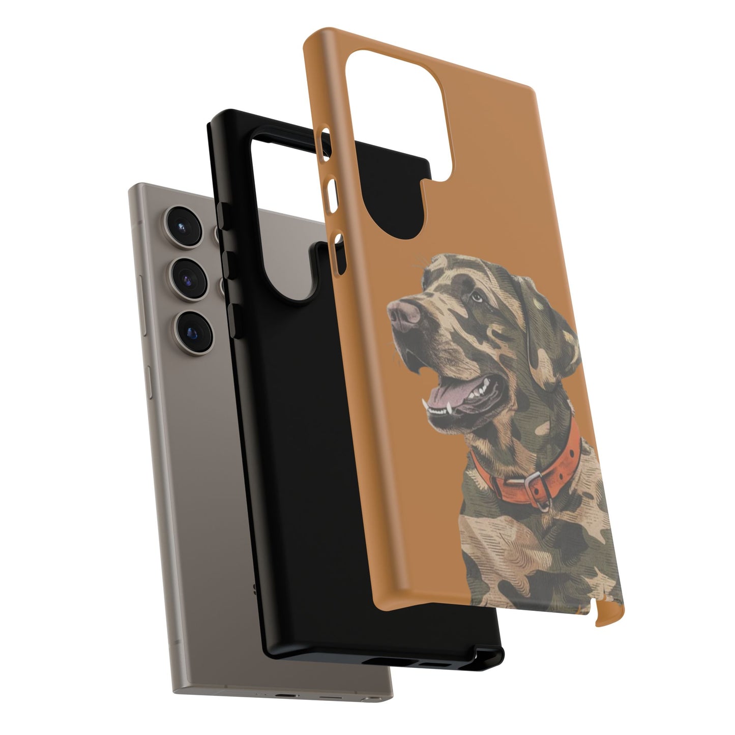 Camo Duck Dog custom design Tough Cases